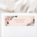 Search for rose gold confetti return address labels Floral