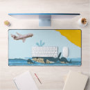 Search for blue whale mousepads Beach