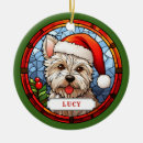 Search for terrier christmas tree decorations West highland terrier