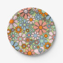 Search for hippie flower paper plates Boho