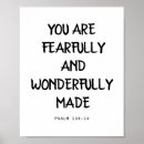 Search for bible verse posters baby kids Psalm 139 14