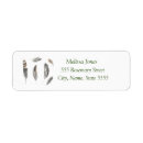 Search for bird feather return address labels Stylish