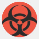 Search for biohazard stickers Red
