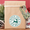 Search for air mail stickers Reindeer