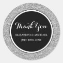 Search for faux glitter thank you stickers Sparkle