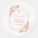 Search for floral communion stickers Rose