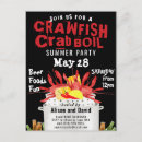 Search for summer party seasonal invitations Crab boil
