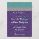 Search for teal and grey wedding invitations Blue