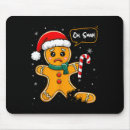 Search for gingerbread man mousepads Winter
