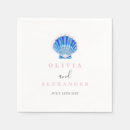 Search for beach wedding napkins Blue