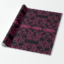 Search for hot pink and black wrapping paper Gothic