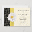 Search for black and yellow wedding invitations Floral