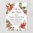 Search for holiday party save the dates Greenery