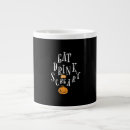 Search for eat drink and be happy mugs Trick or treat