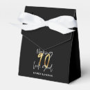 Search for adult birthday favour boxes Black and gold