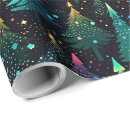 Search for neon christmas wrapping paper Star