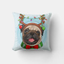 Search for pug christmas cushions Dogs