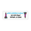 Search for gymnastics return address labels Dance