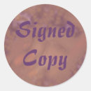 Search for signed by author stickers Copy