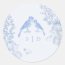 Search for birds wedding stickers Rustic