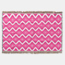 Search for pink and white chevron blankets Pattern