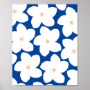 Search for botanical pattern posters Blue
