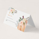 Search for pumpkins table cards Boho