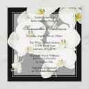 Search for white orchid bridal shower invitations Modern