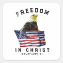 Search for patriotic christian stickers Bald eagle