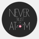 Search for quantum stickers Atom