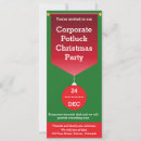 Search for potluck christmas invitations Red