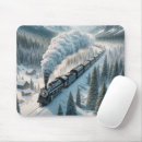 Search for steam train railway mousepads Vintage