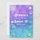 Search for under the sea sweet 16 invitations Beach