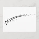 Search for falling stars postcards Shooting star