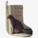 Search for black cat christmas stockings Santa