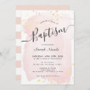 Search for pink black christening invitations Modern