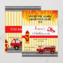 Search for flame invitations Firetruck