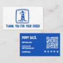 Search for lighthouse business cards Social media