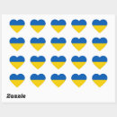 Search for yellow heart stickers Ukraine