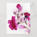 Search for blossom blank postcards Aquarell