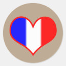 Search for french heart stickers Red