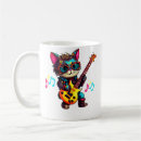 Search for cat playing music mugs Electric guitar