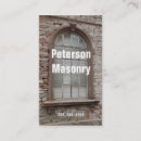 Search for stonemason business cards Contracting