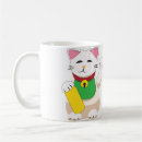 Search for beckoning cat mugs Lucky