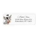 Search for tropical flower return address labels Modern