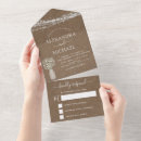 Search for rustic kraft wedding invitations Rsvp