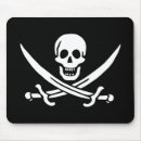 Search for pirate with sword mousepads Roger