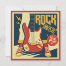 Search for rock music invitations Band