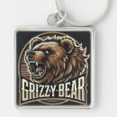 Search for grizzly bear key rings Animal