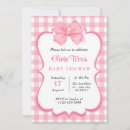 Search for pink and white baby shower invitations We can bearly wait